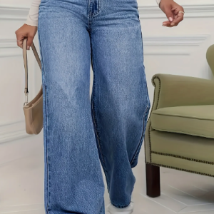 Jeans de Denim Elásticos Casuales