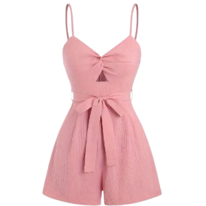 Traje de nudos delanteros de moda