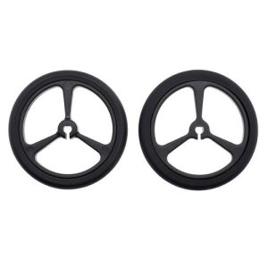 Rueda 40 x 7mm Negro (par)