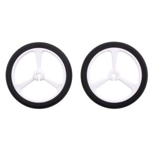 Rueda 40 x 7mm Blanco (par)