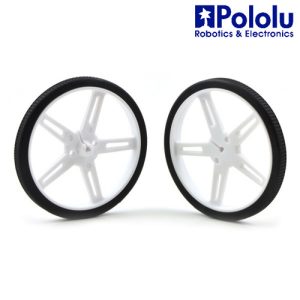 Rueda 70 x 8mm Blanco (par)