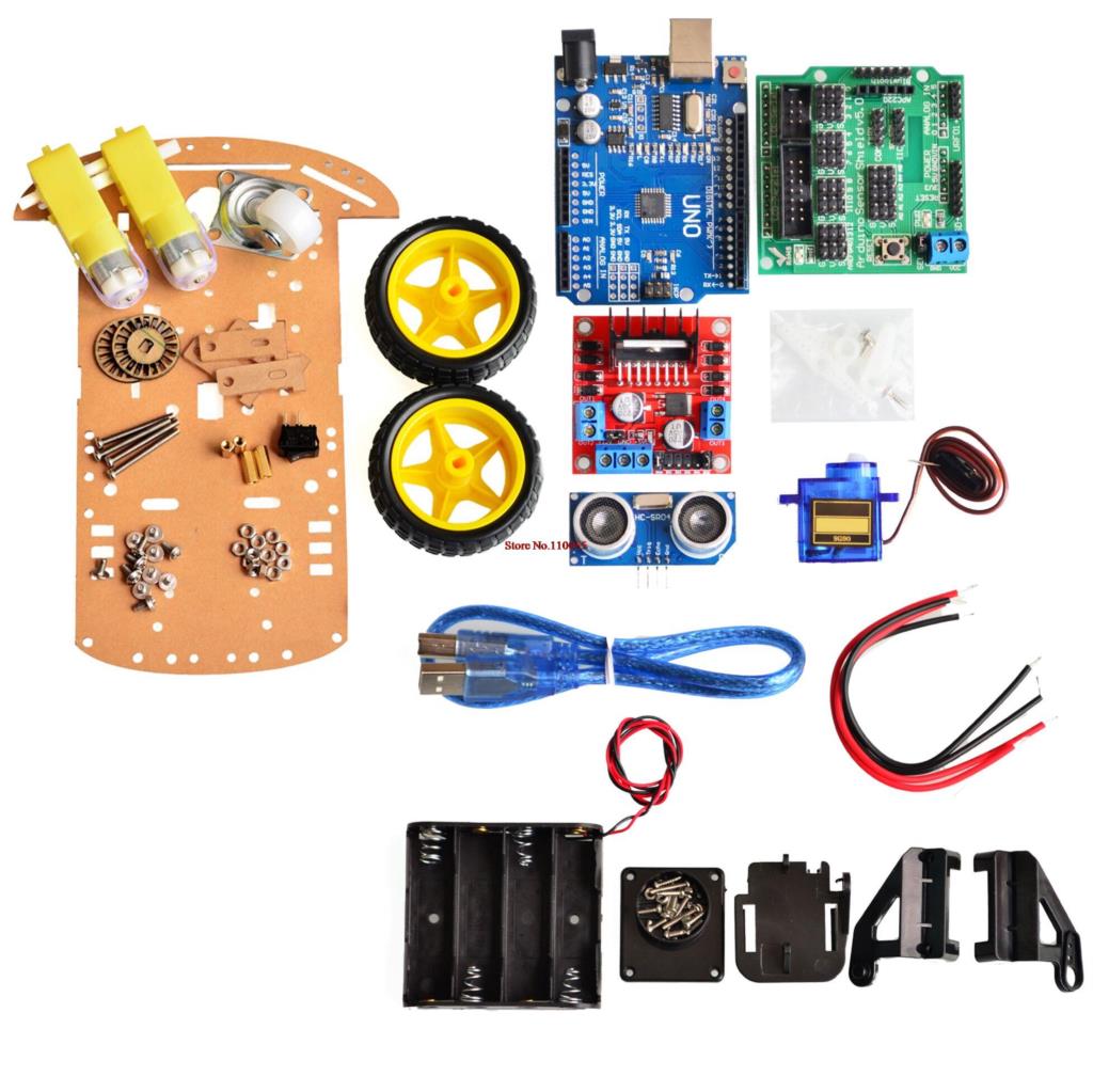 Kit Arduino Robot Evasor 2WD