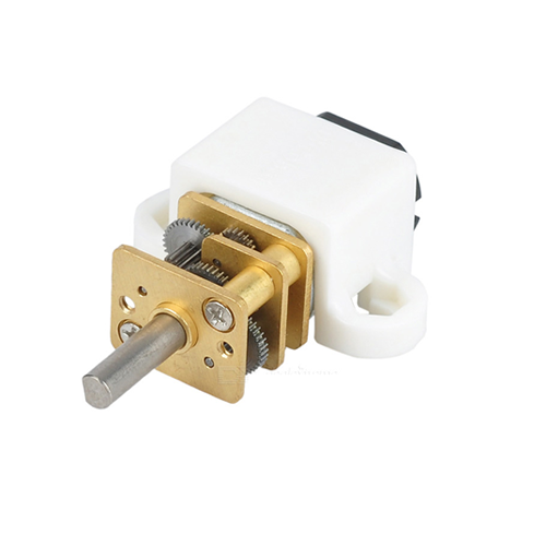 Micro Metal Gearmotor Sujetador Par – Blanco